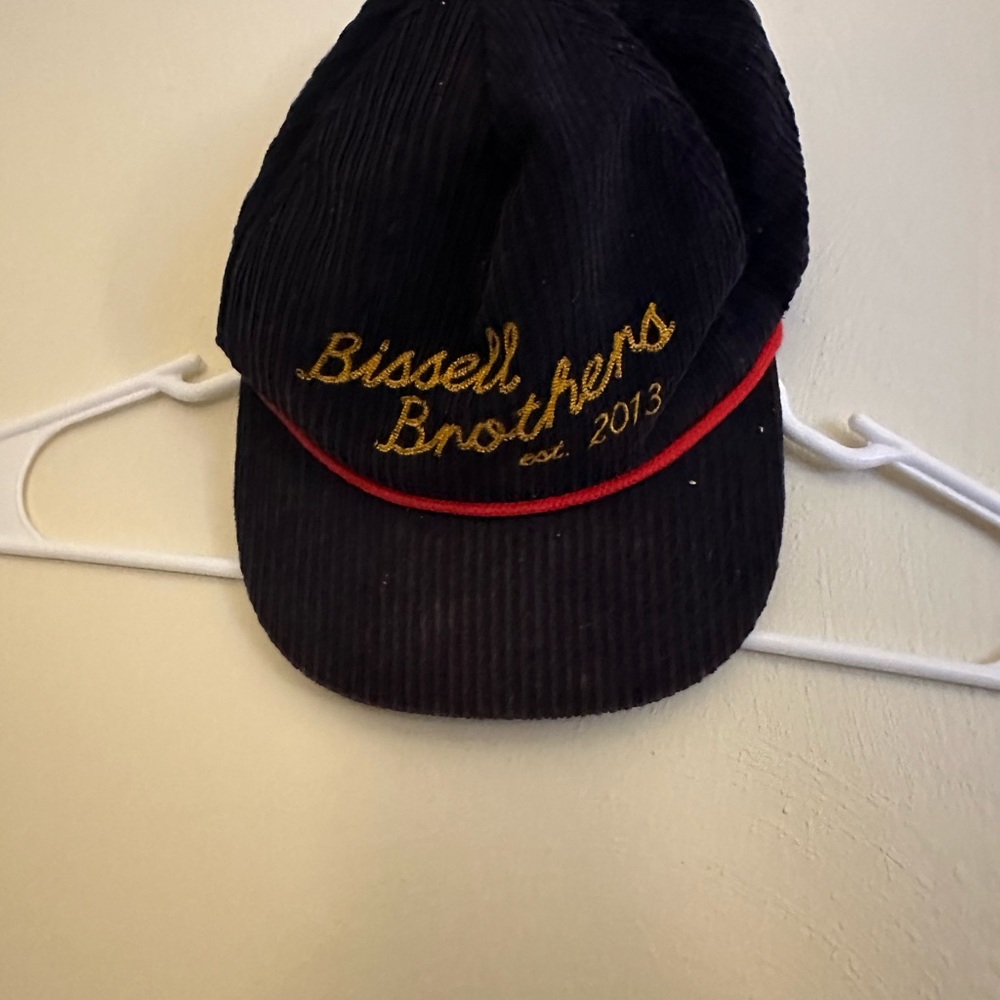 Bissell Brothers Black Cap with Red Accent